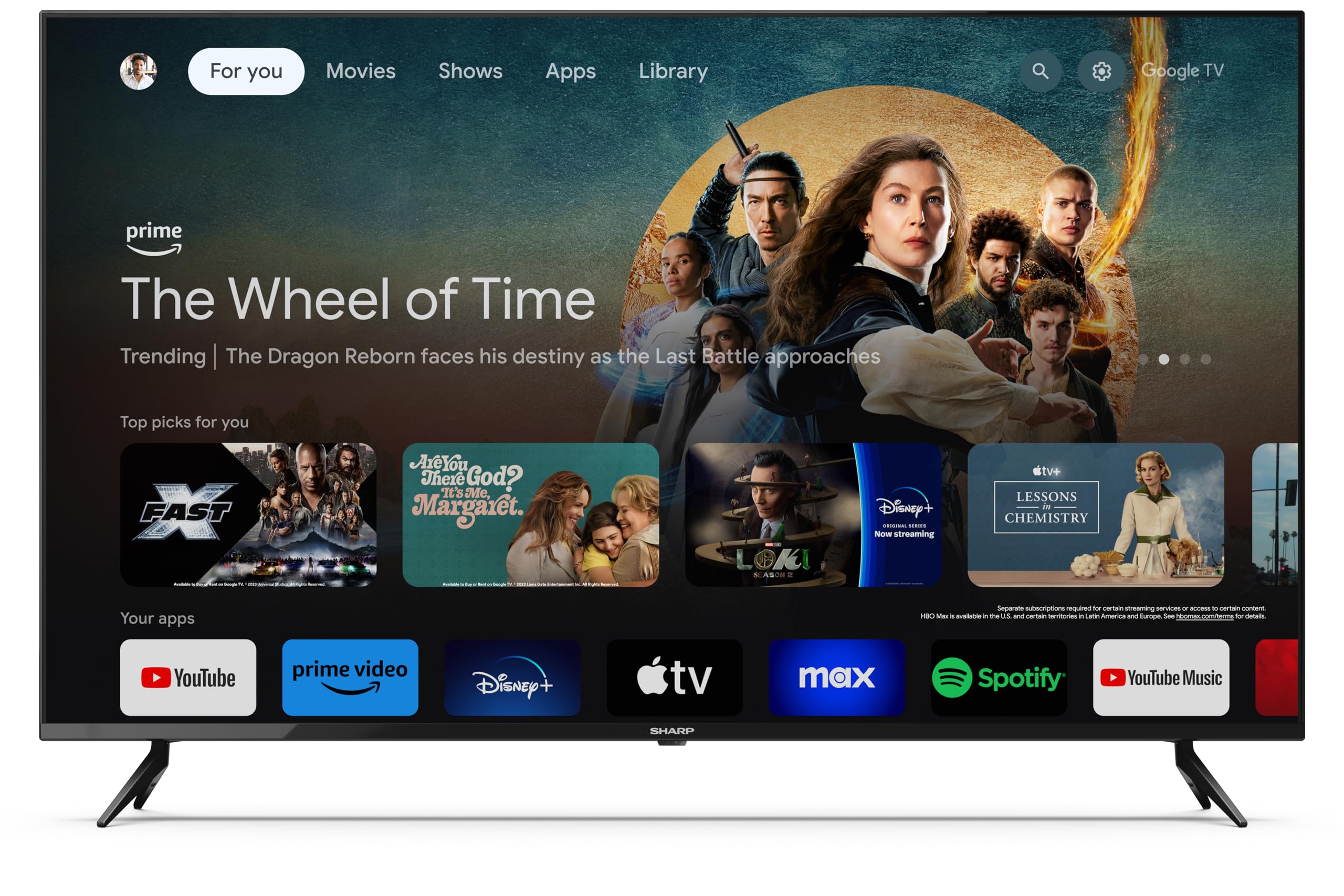 Sharp 50GL4260E 50" 4K UltraHD LED Google TV