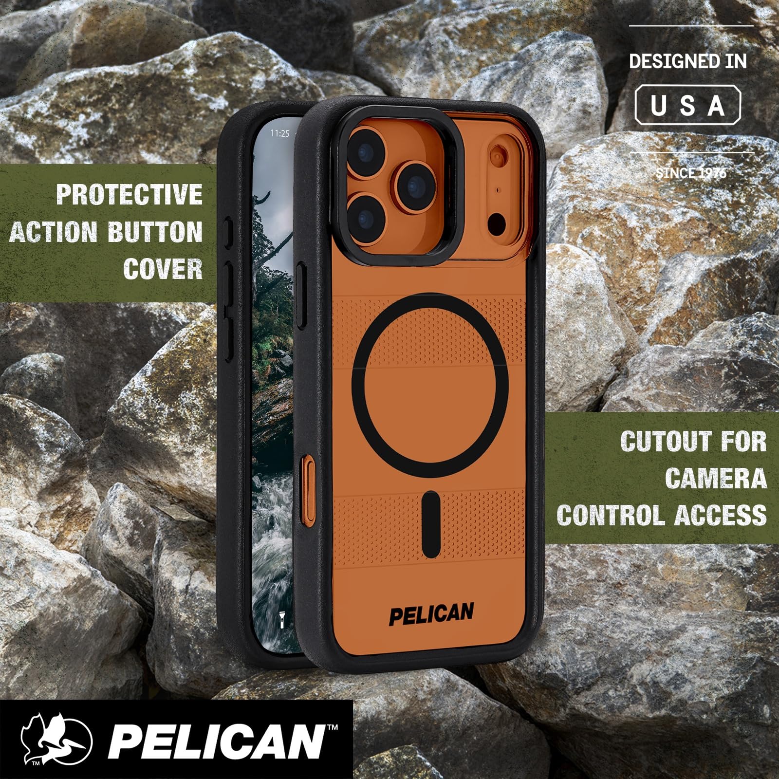 Amazon.com: Pelican iPhone 17 Pro Max Case with Camera Stand