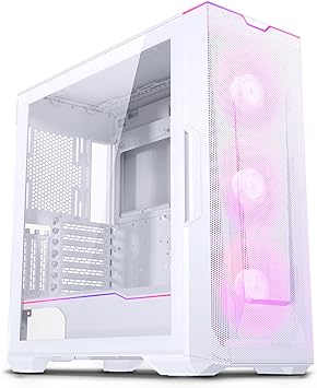 Phanteks Eclipse G500A Mid Tower Case, DRGB, Matte White