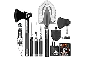 Folding Camping Shovel High Carbon Steel Multitool Axe