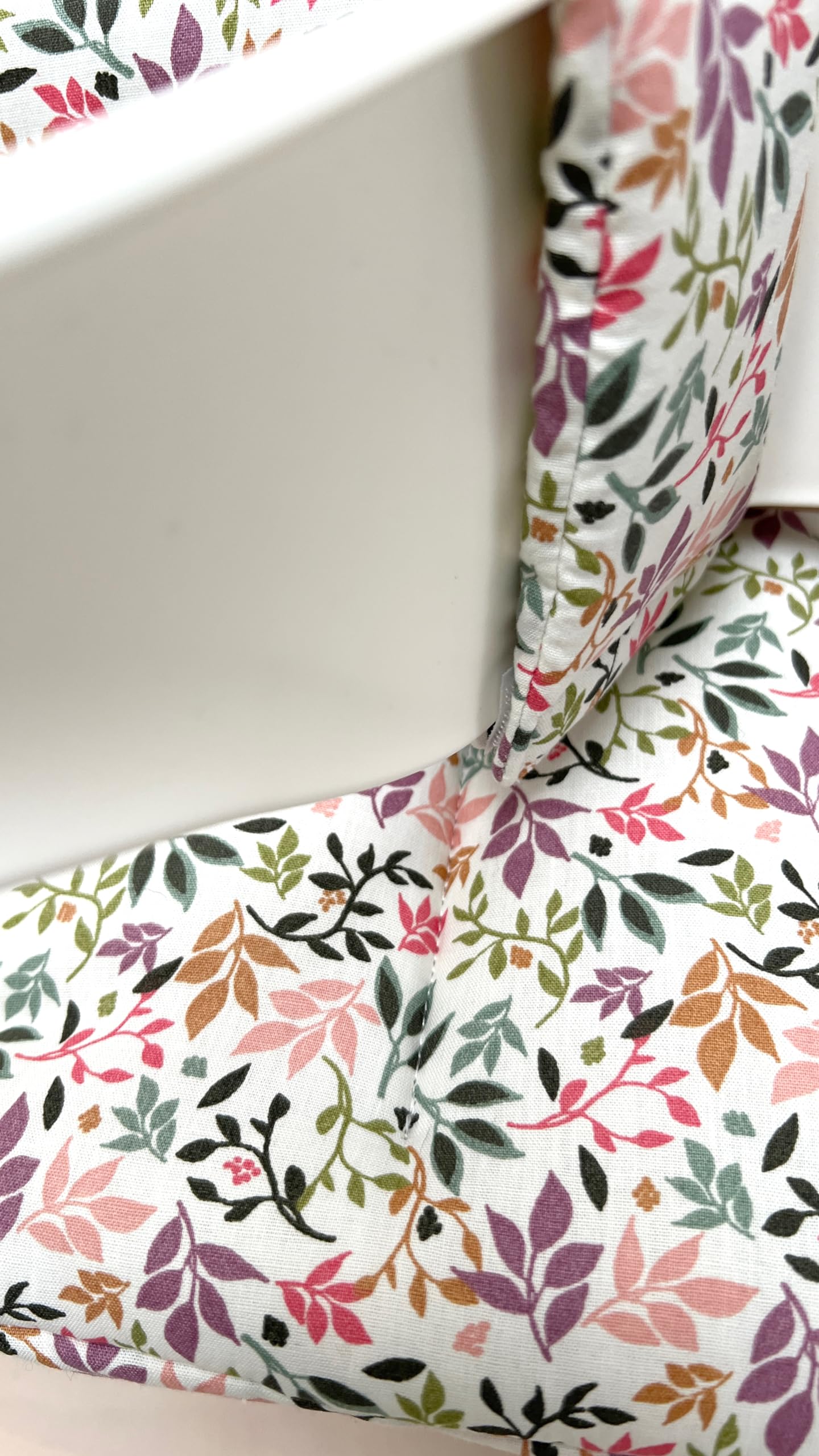Blausberg Baby - Juego de cojines para trona Tripp Trapp Stokke, fabricado en Alemania, materiales con certificación Öko-Tex Standard 100, diseño de flores, multicolor