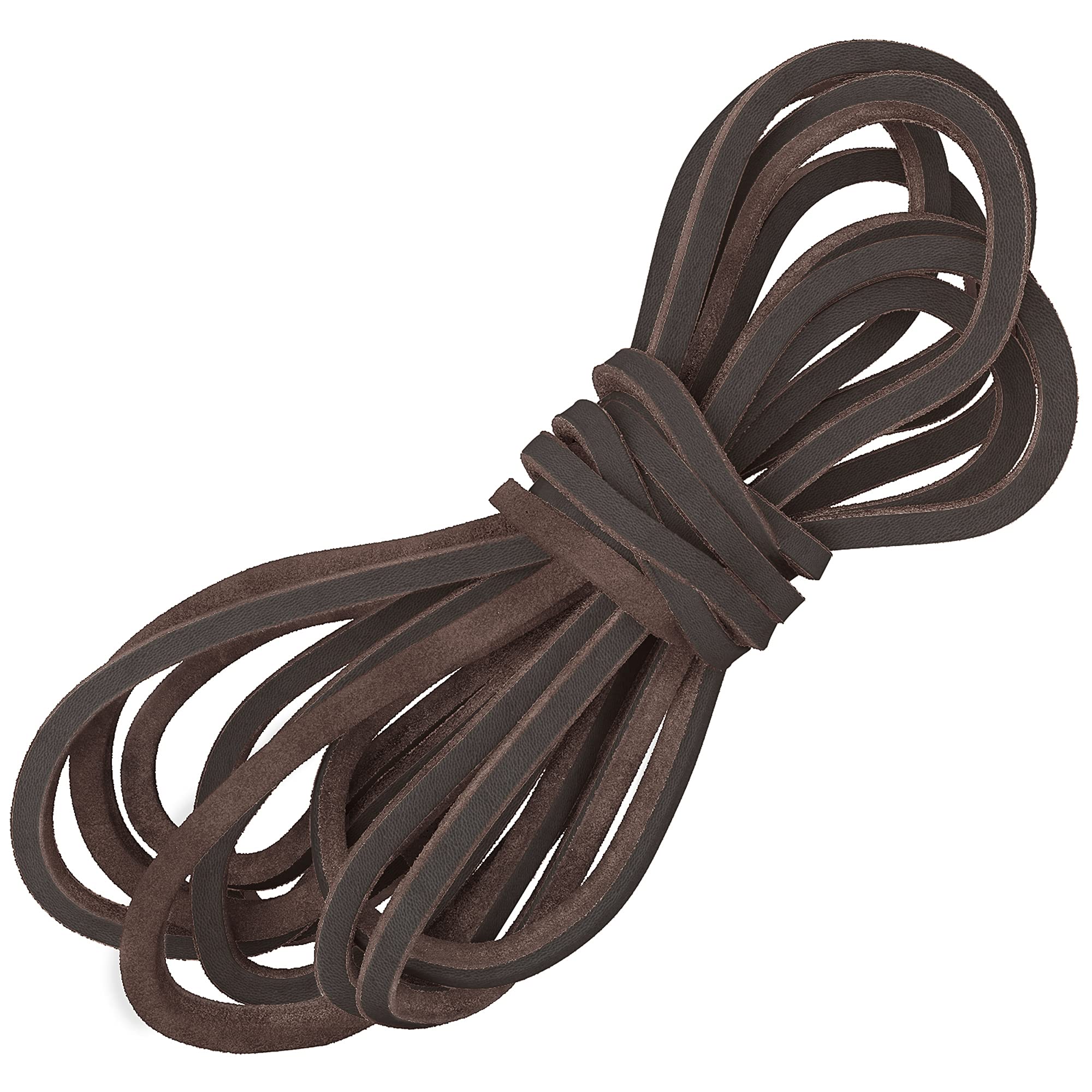 TOFLTOFL Logger Style Leather Boot Laces | 108 inch long | Comes in 1 or 3 Pairs