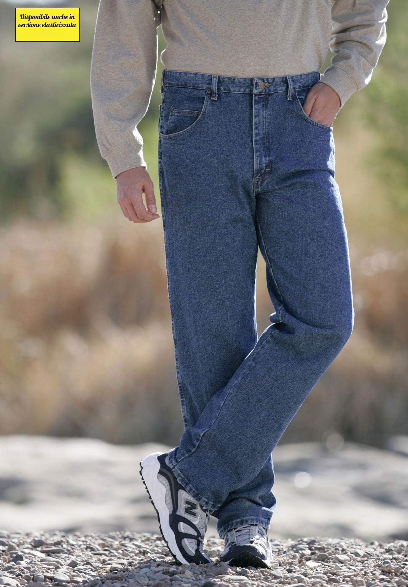 Wrangler - Jeans Uomo - vestibilità Comoda - Foundation - Knox