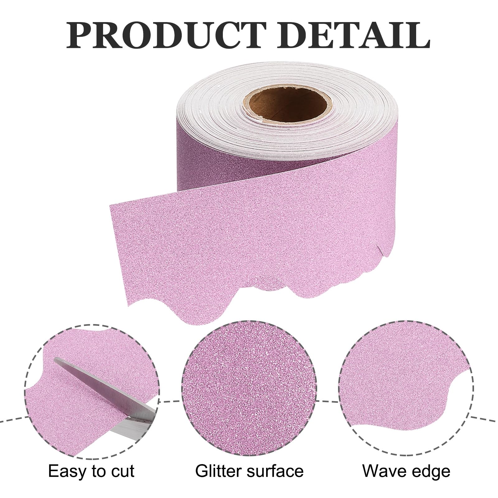 PATIKIL Glitter Bulletin Board Border - Image 3