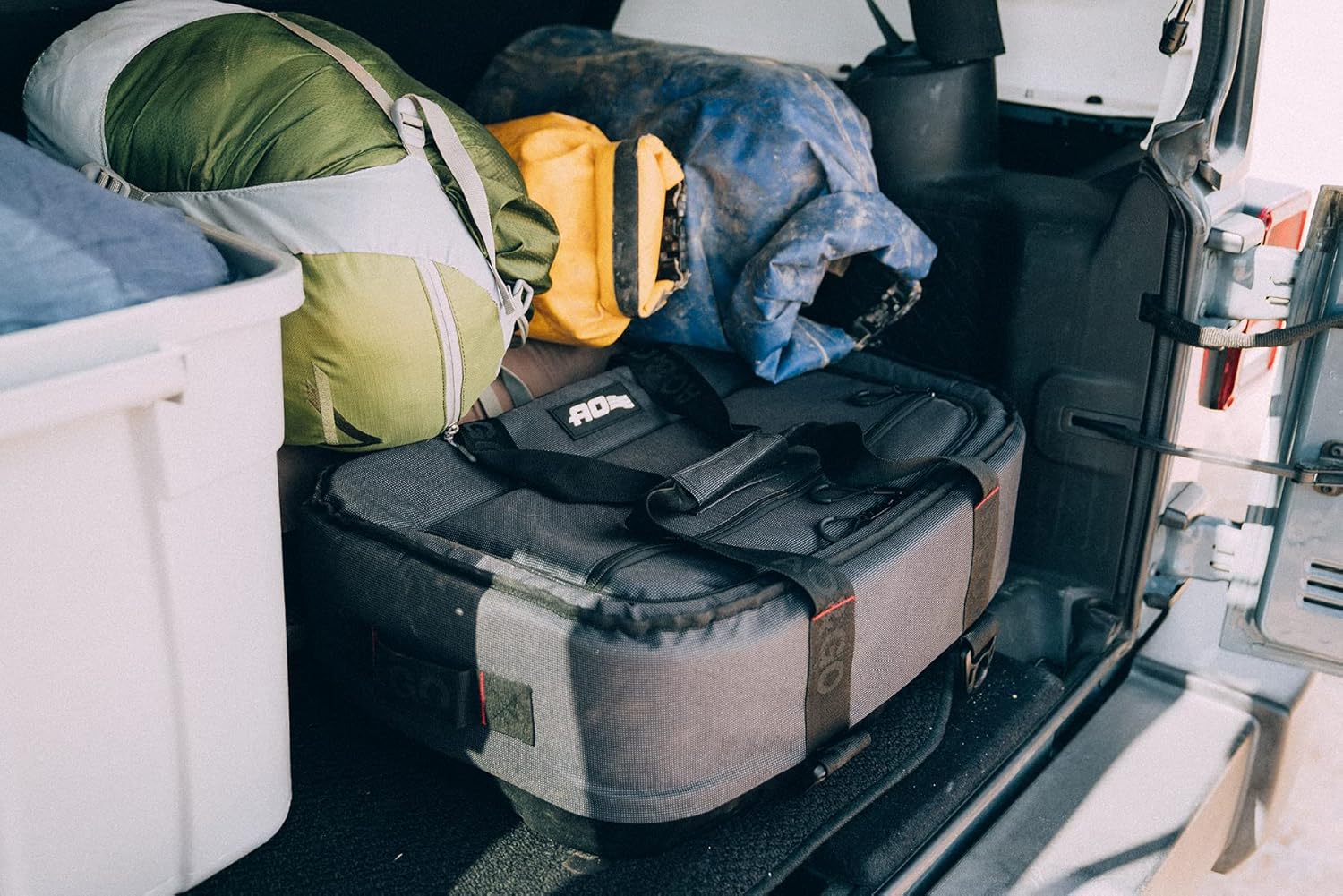 AO Coolers Stow-N-Go Carbon Soft Cooler, Low-Profile, Leakproof with High-Density Insulation, Holds Ice for 24 Hours