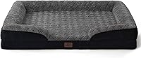 Vista 80 de Bedsure - Cama ortopédica mediana para perros, sofá cama impermeable para perros medianos, espuma de soporte con funda extraíble y lavable, forro