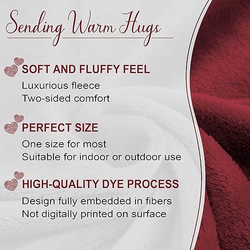 Miniatura 5 de Manta con capucha para mamá de mamá oso - Regalos para mamá de hija e hijo - Regalos de cumpleaños de Navidad para esposa de parte del esposo