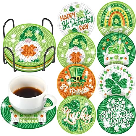 Shamrock Coasters: Add Luck and Creativity to Your Home Decor