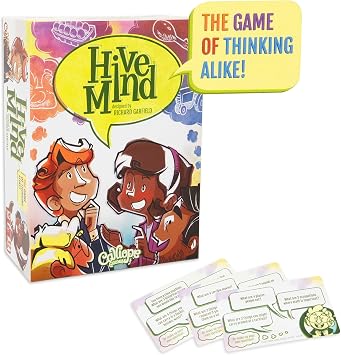 Calliope Hive Mind - Think Alike Party Game for Kids, Adults, and Families, 3+ Players, Ages 8 and Up
