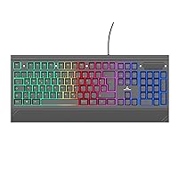 LYCANDER Tastiera Gaming tedesca, con cavo USB (1.8m)