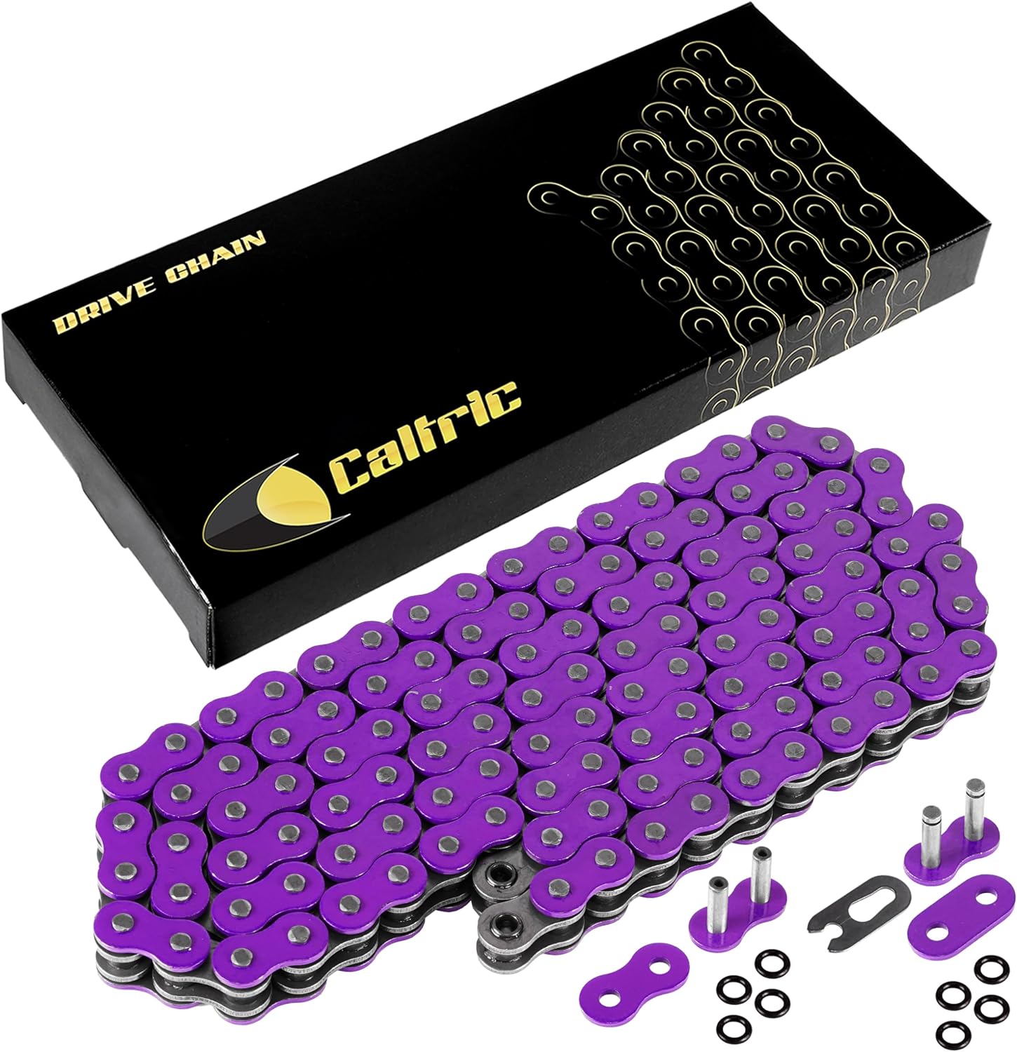 Caltric O-Ring Purple Drive Chain Compatible with Honda Vt750C Shadow Ace 750 1998-2001