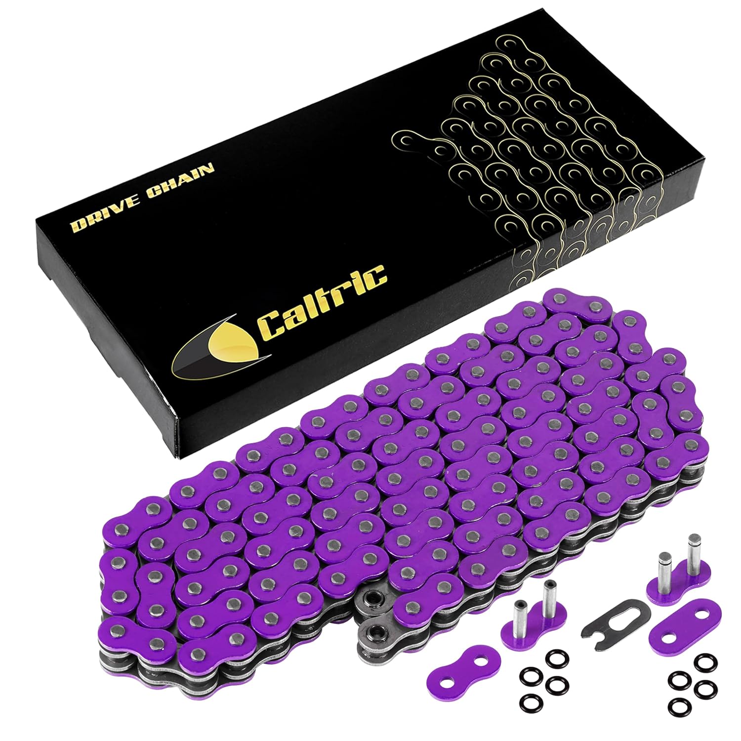 Caltric O-Ring Purple Drive Chain Compatible with Suzuki 600 Gsxr600 Gsx-R600 1997 1998 1999 2000