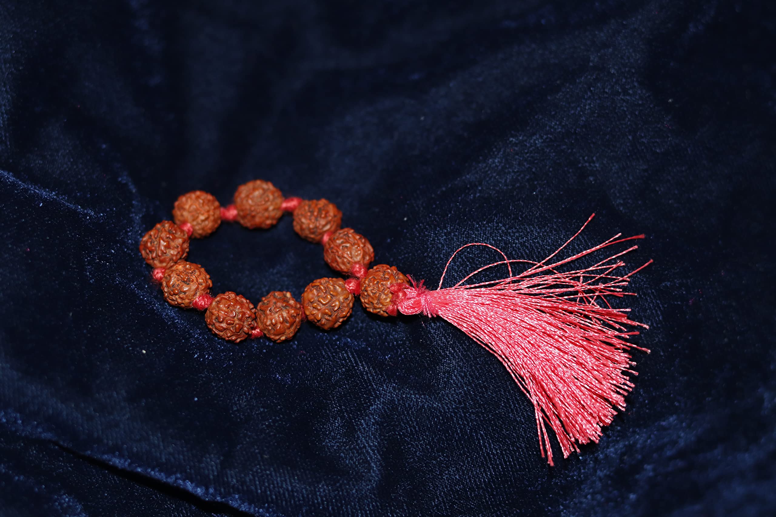 NRSON® Knotted Original Rudraksha jaap mala | Rudraksha Mala | Natural Rudraksha Mala 9+1 Beads | Rudraksha Ki Mala [ 9+1 Beads 10 MM ]-image-31