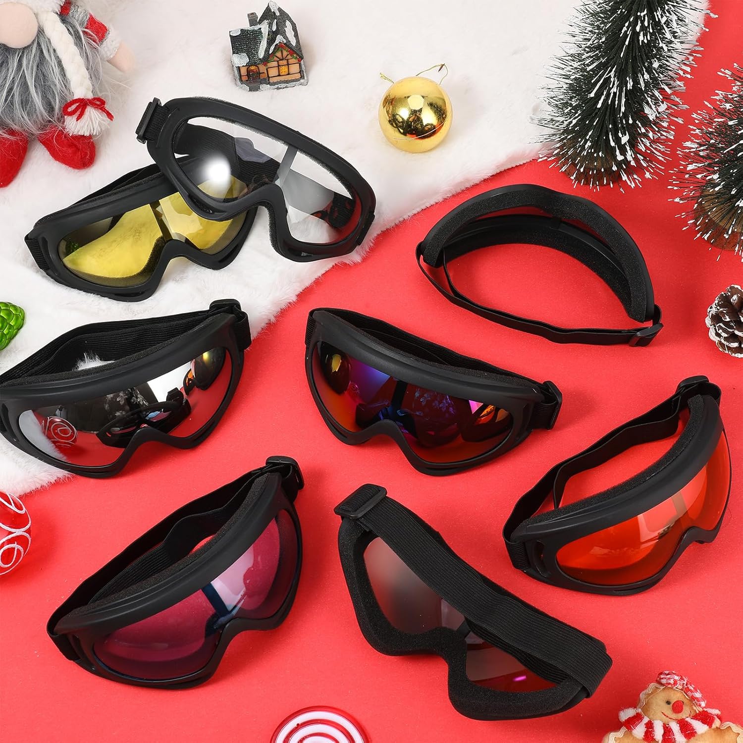 Ski Goggles, Snowboard Goggles for Men Women Kids, Skiing Snowboard Motorcycle Glasses for Adult Youth - Image 6