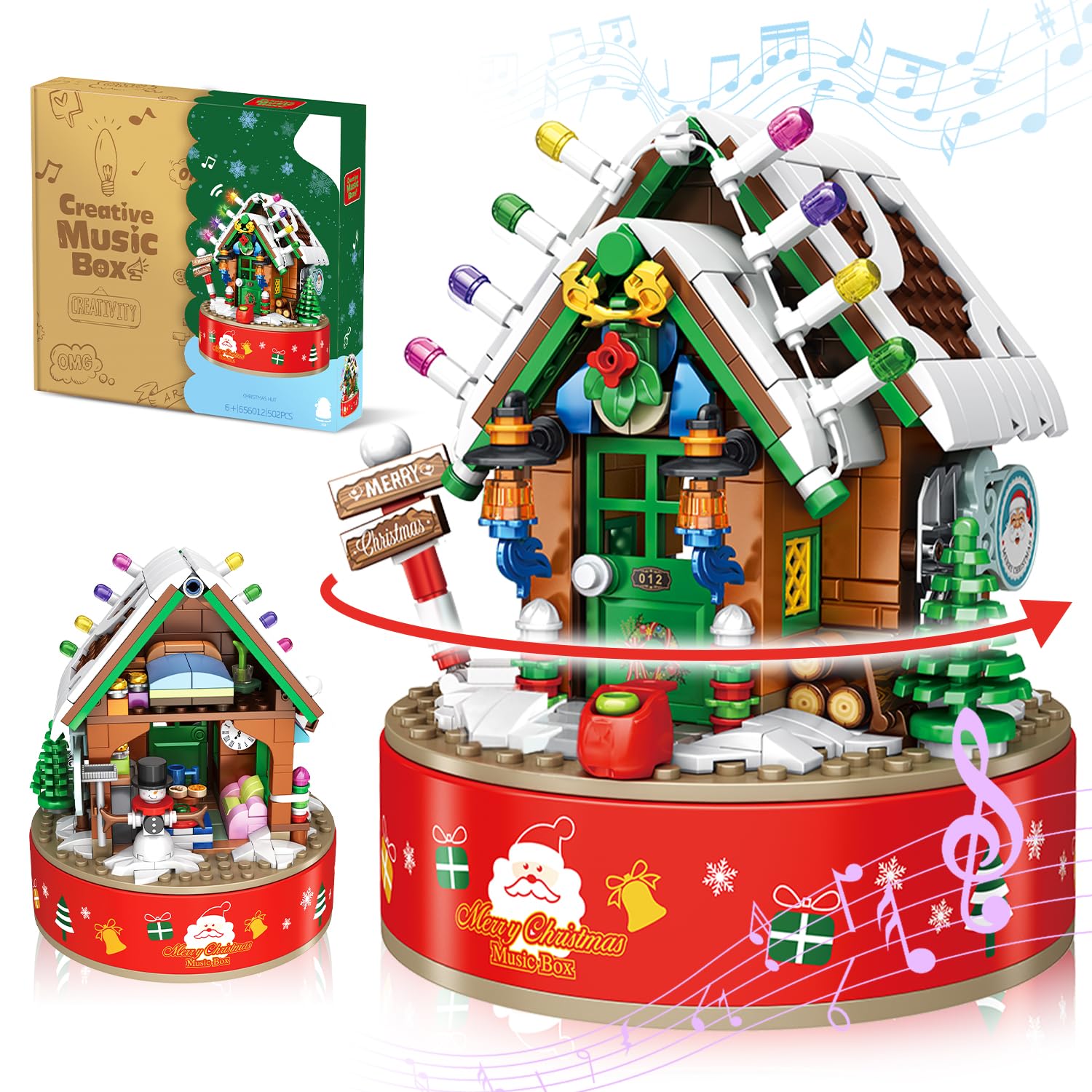 【合計5箱】ハウス・テクノ・ミニマル レコード285枚【※出品は1箱ずつです】E Amazon.com: Christmas Gingerbread House Building Block Toy Kit