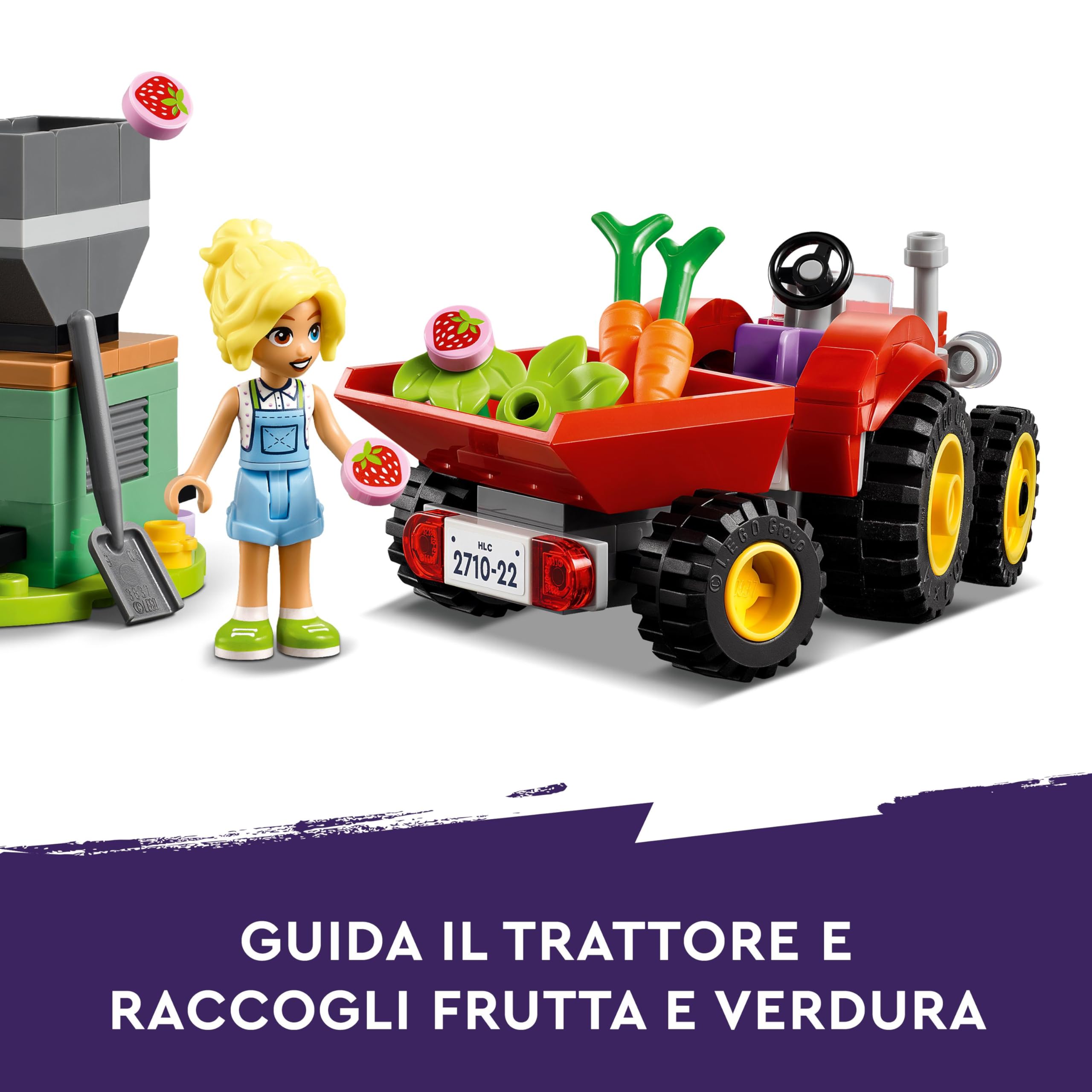 LEGO Friends Il Santuario degli Animali della Fattoria, Giocattolo da Costruire con Trattore, Mulino, 3 Mini Bamboline e 5 Animali, Giochi per Bambine e Bambini da 6 Anni in su, Idee Regalo 42617