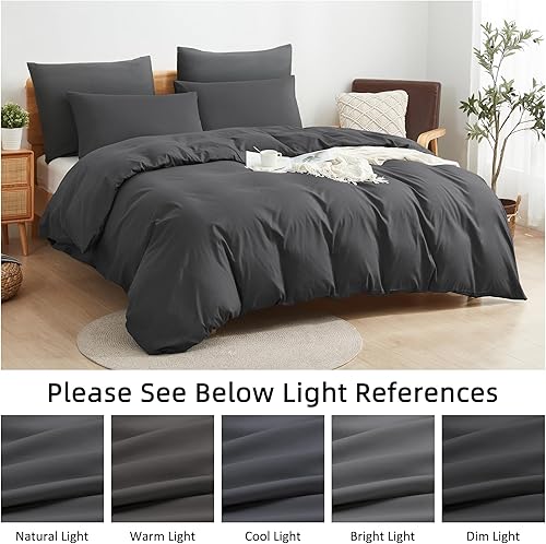 Miniatura 7 de Sufdari Funda de Edredón Tamaño Individual, Juego de Ropa de Cama de Funda de Edredón de 2 Piezas, Juego de Funda de Edredón Ultra Suave y