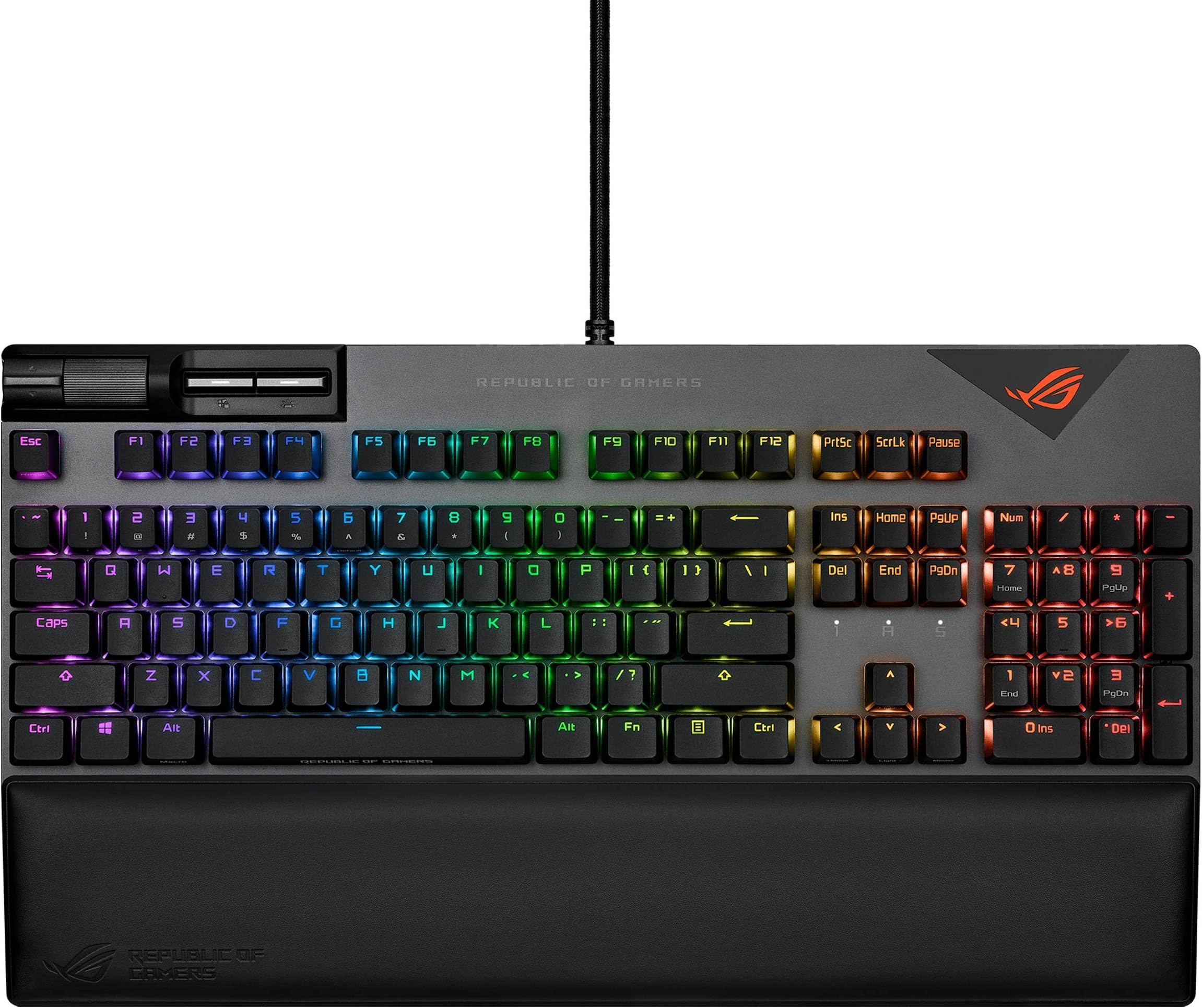 ASUS TUF Gaming K1 Tastiera Gaming USB - RGB, Resistente Liquidi, Layout ITA, Nero - Foto 12