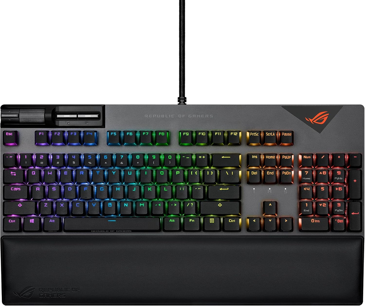Tastiera Gaming ROG Strix Scope II - Switch ROG NX Snow Prelubrificati, RGB, Keycaps PBT, Controlli Multimediali, Nero