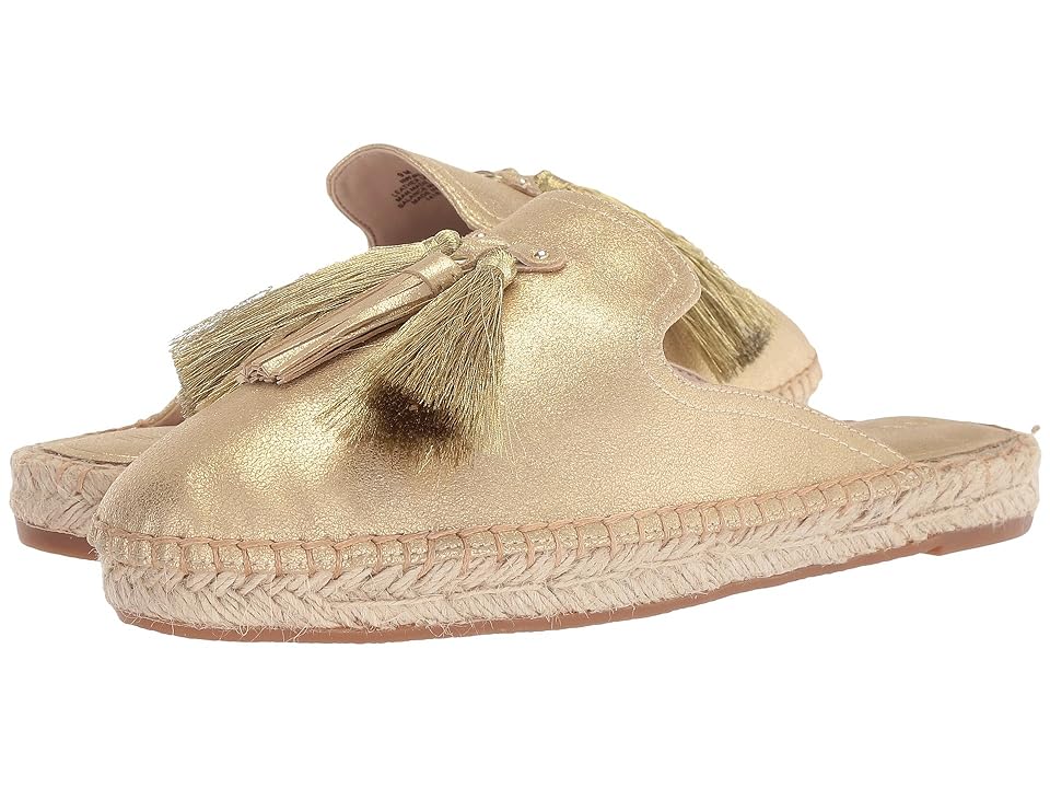 

Nine West Val Espadrille Mule (Light Gold Suede) Women's Shoes