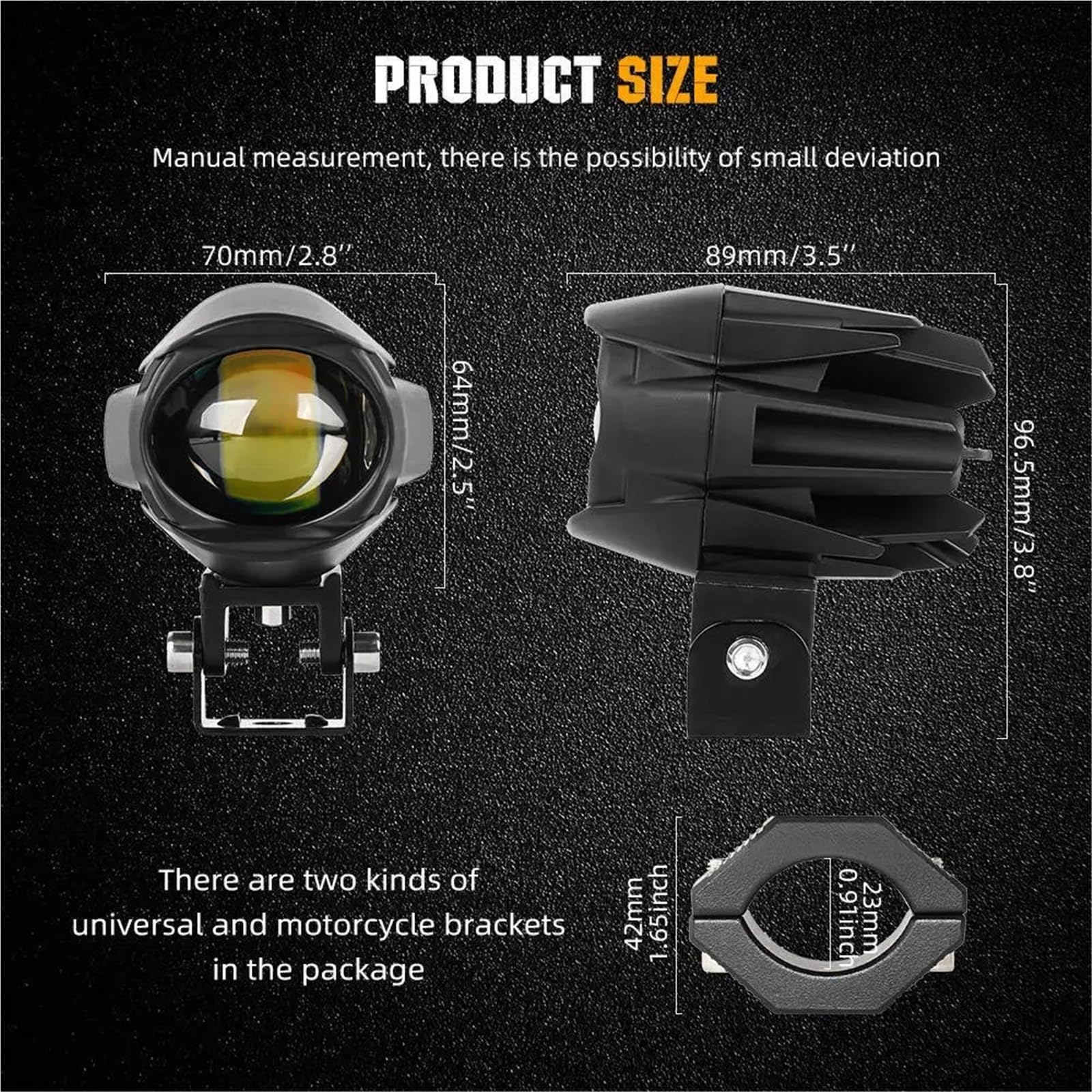 Faro Moto Faretti a LED per auto, moto, fari, fendinebbia, accessori, per luci di lavoro spot ausiliarie, per camion, ATV