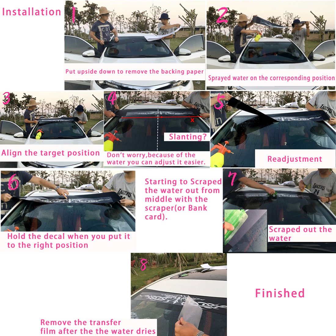 Buy Kaizen Auto Windshield Sticker Banner Decal Vinyl Rally Window