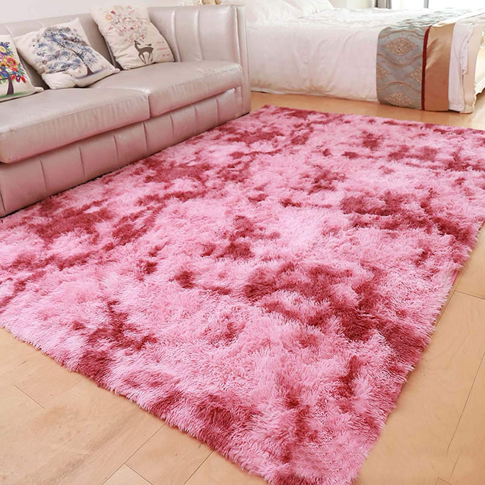 Ultramiękkie, puszyste dywany do salonu 100x200 cm, luksusowy aksamitny dywan z długim włosiem, pluszowy dywan dla dziewczynek i dzieci, dekoracja domu, dywany podłogowe