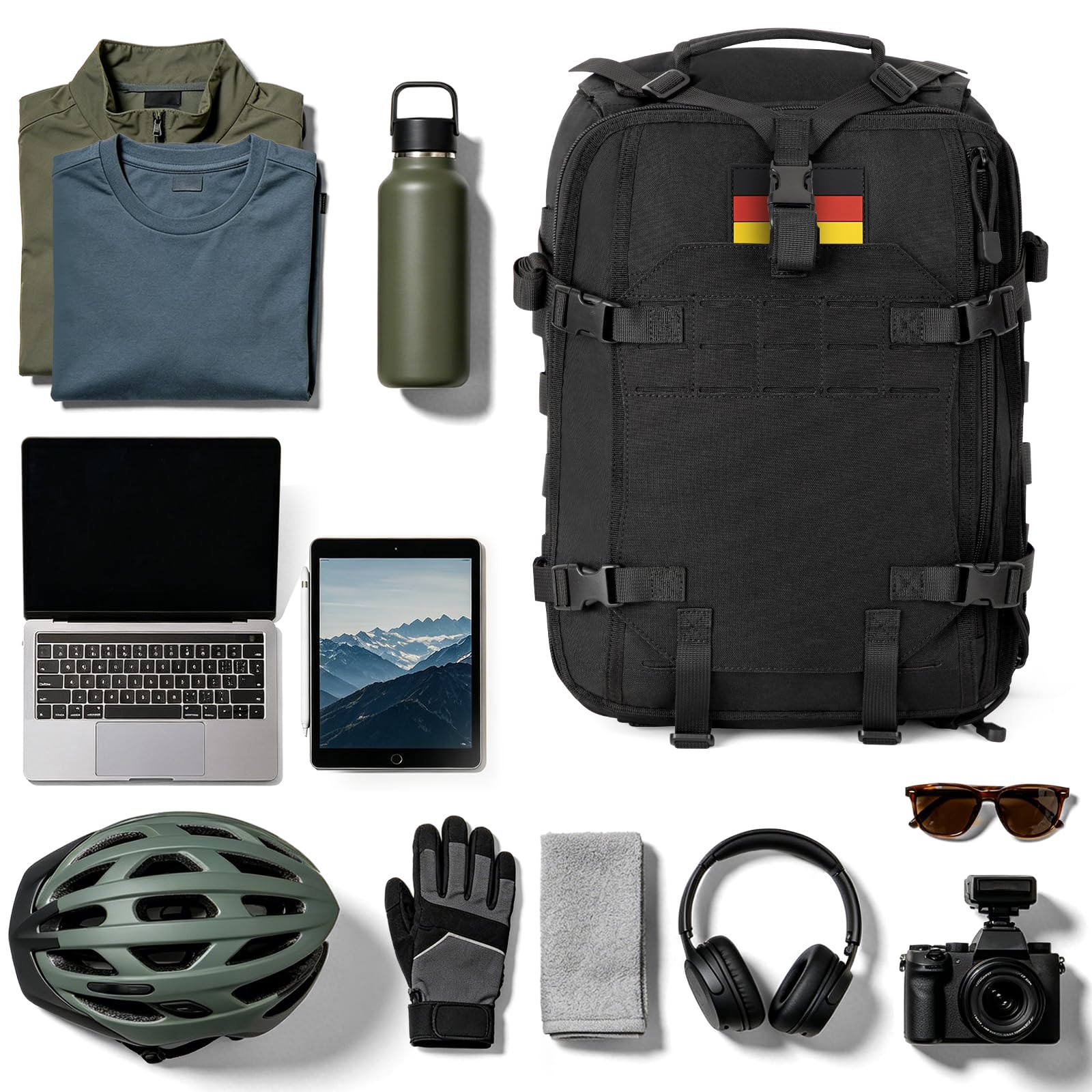 Mochila para casco de moto: mochila para moto de 20l para hombre y mujer