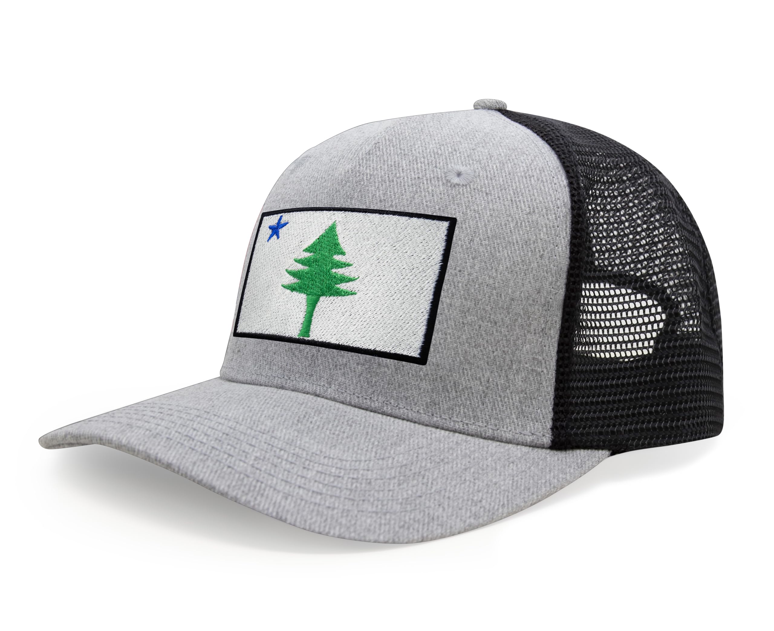 International Tie State Hat for Men and Women, Adjustable Snapback Trucker Baseball Cap with Embroidered Patch