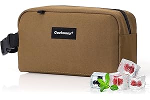Freezable Carrot Snack Bags: Cerbonny Small Cooler Lunch Bag for Work Travel