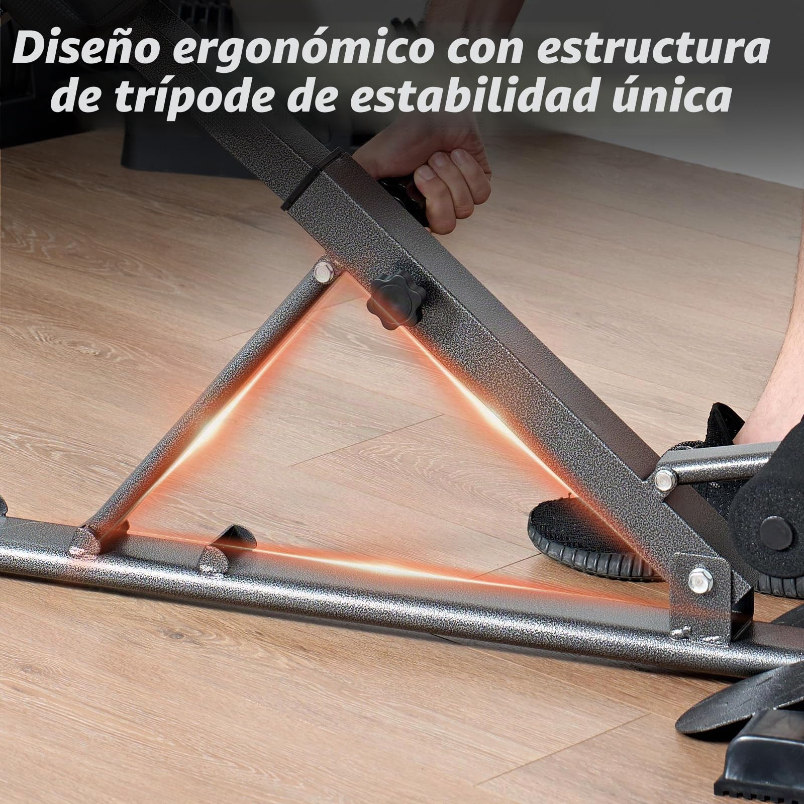 sogesfurniture Hyperextension - Entrenador abdominal y de espalda, 7 alturas ajustables, plegable, banco romano, multifunción, estirador de espalda para casa, fitness, hasta 100 kg