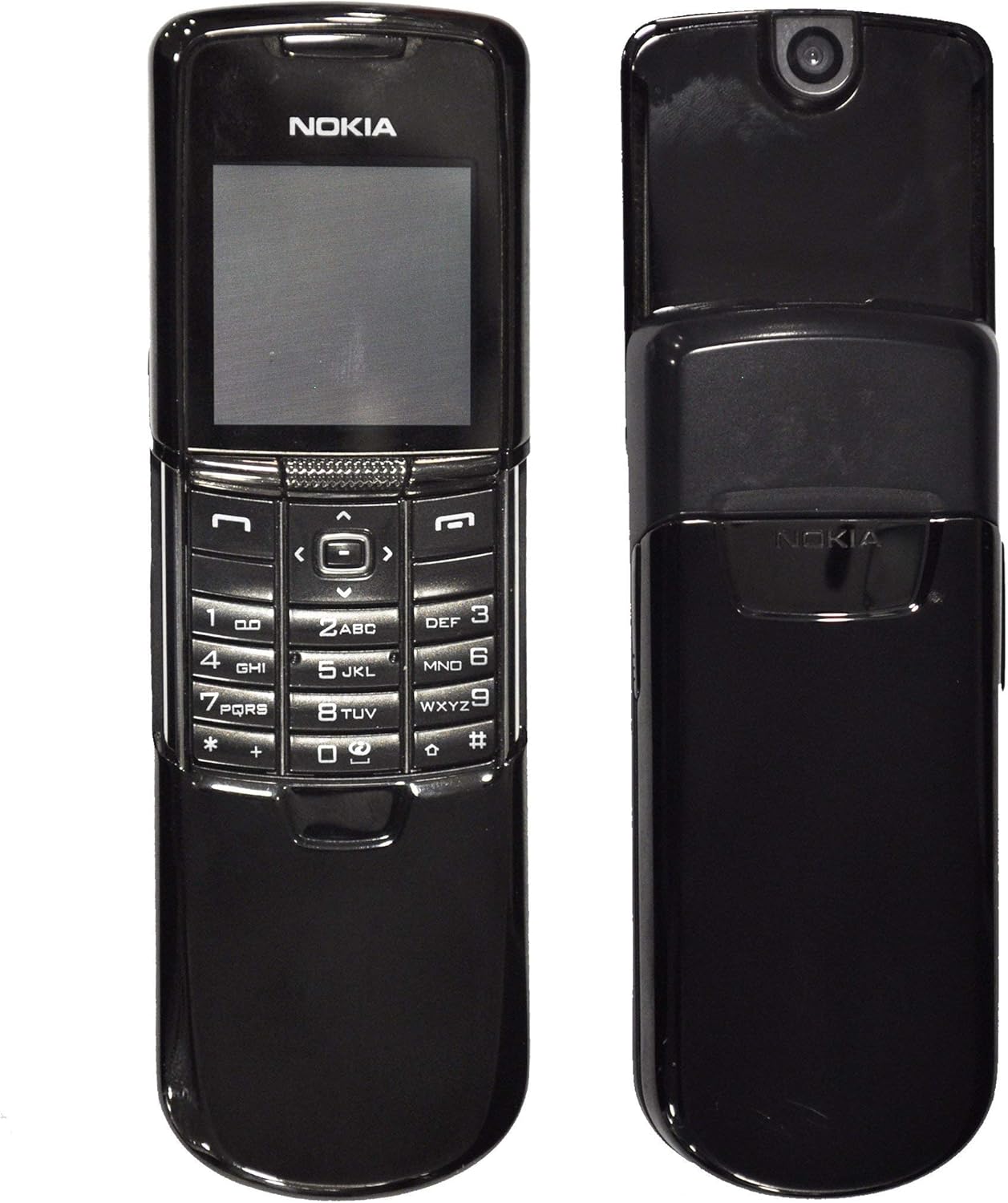 NOKIA 8800 64MB Black Stainless Steel Factory Unlocked 2G GSM Luxury Classic Collector's Item Cell Phone