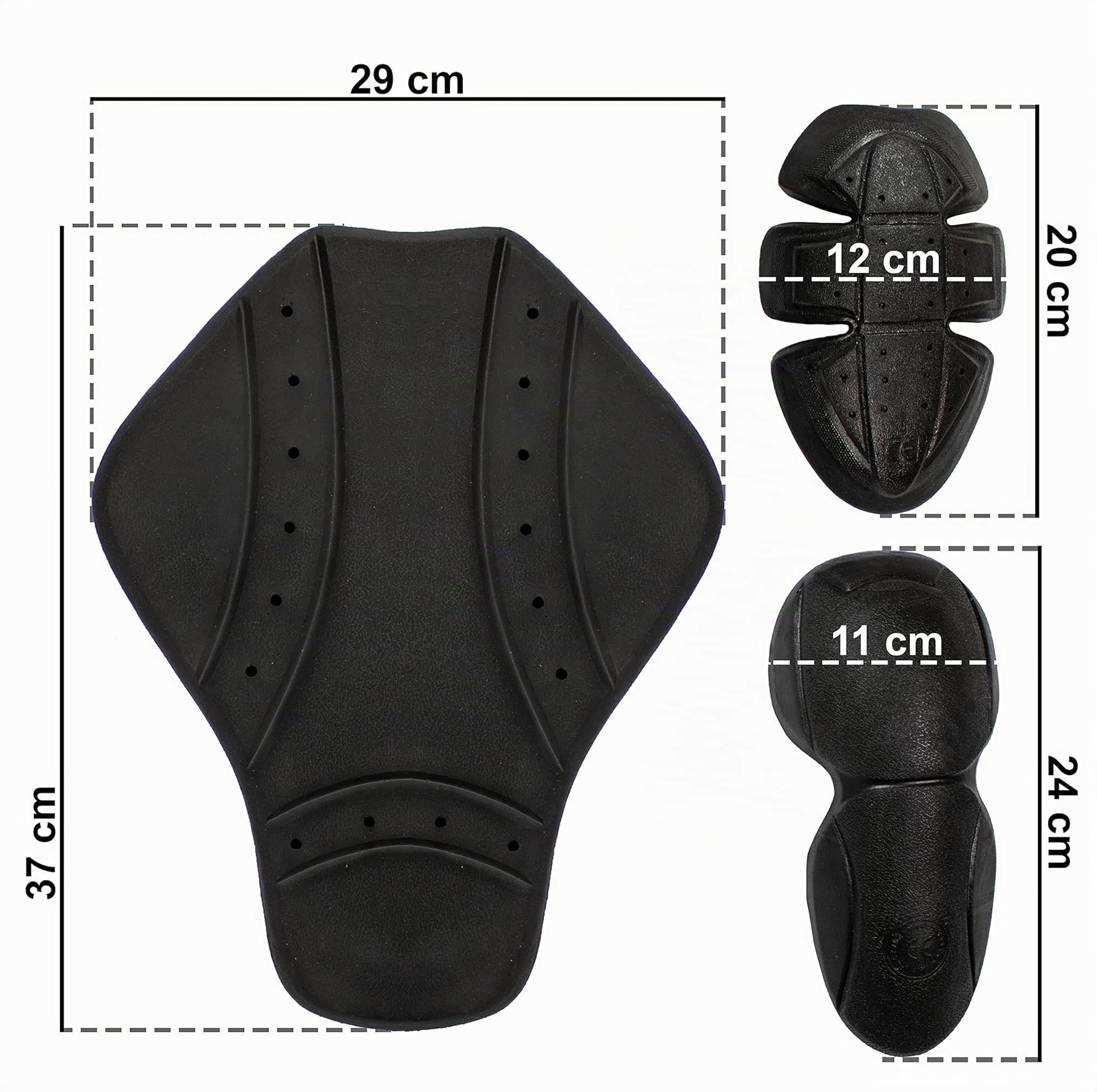 MDM Lot de 5 protections pour veste de motard