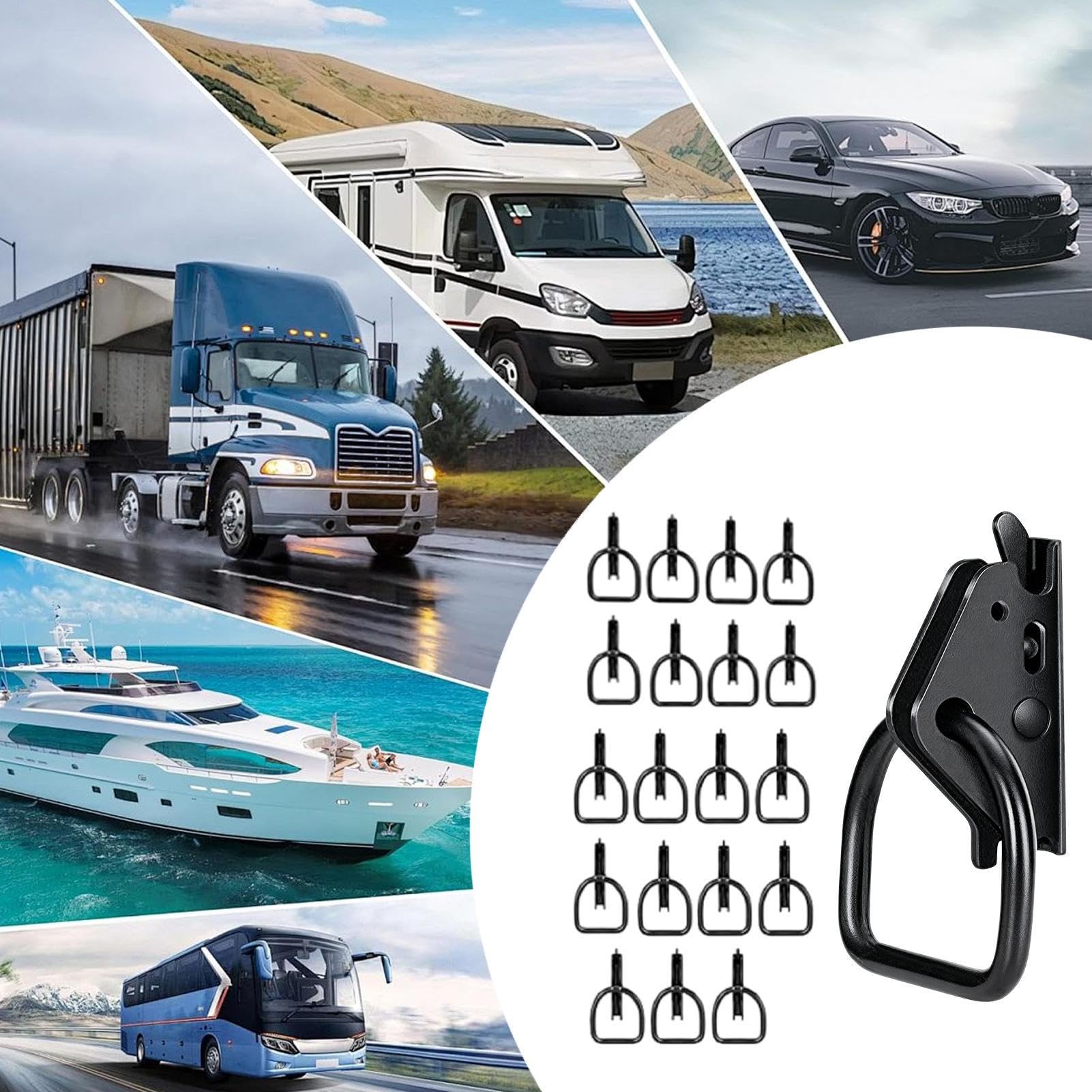 E-Track, automotrices de carga pesada de 20 piezas - El hardware de anclaje E-Track combina una solución completa con una variedad de, lo que permite disposiciones pe