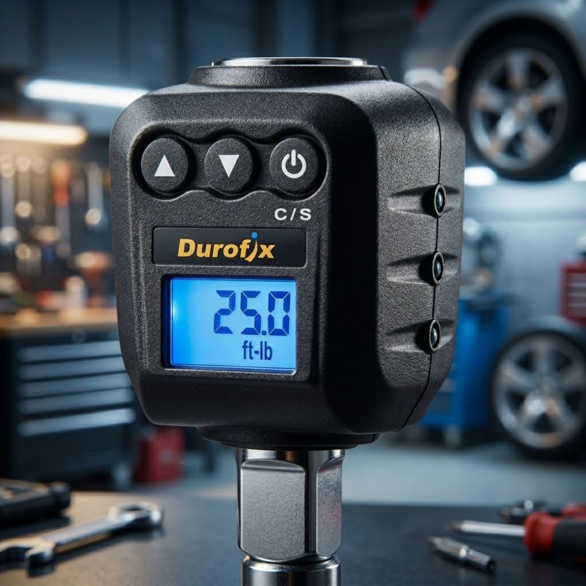 Durofix RM602-4A (25 to 250 ft-lbs.) Digital Torque Adapter with Buzzer and LED Flash Notification – ISO 6789 Standards with Certificate of Calibration — Amazon image 3