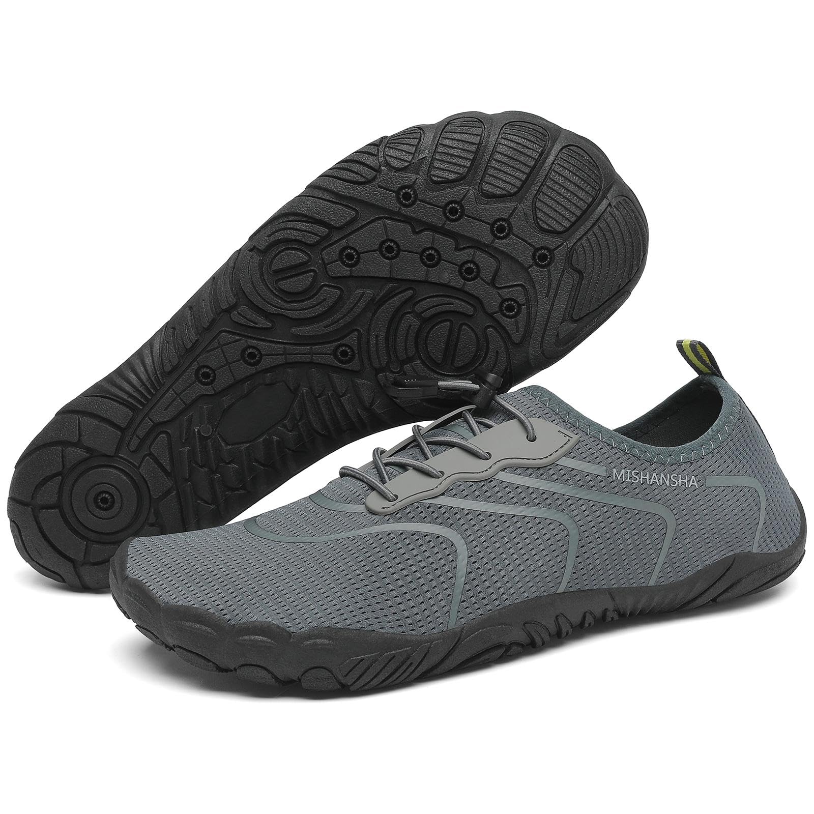 Mishansha Badeschuhe für Herren Damen Unisex Bequeme Atmungsaktive Aquaschuhe für Outdoor und Wassersport EU 36-46