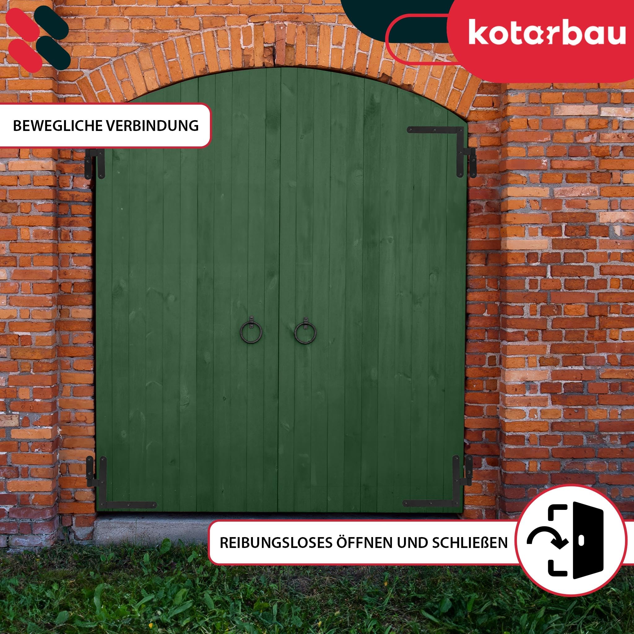 KOTARBAU® Bande d'angle 250 x 284 mm, bande de store avec loquets