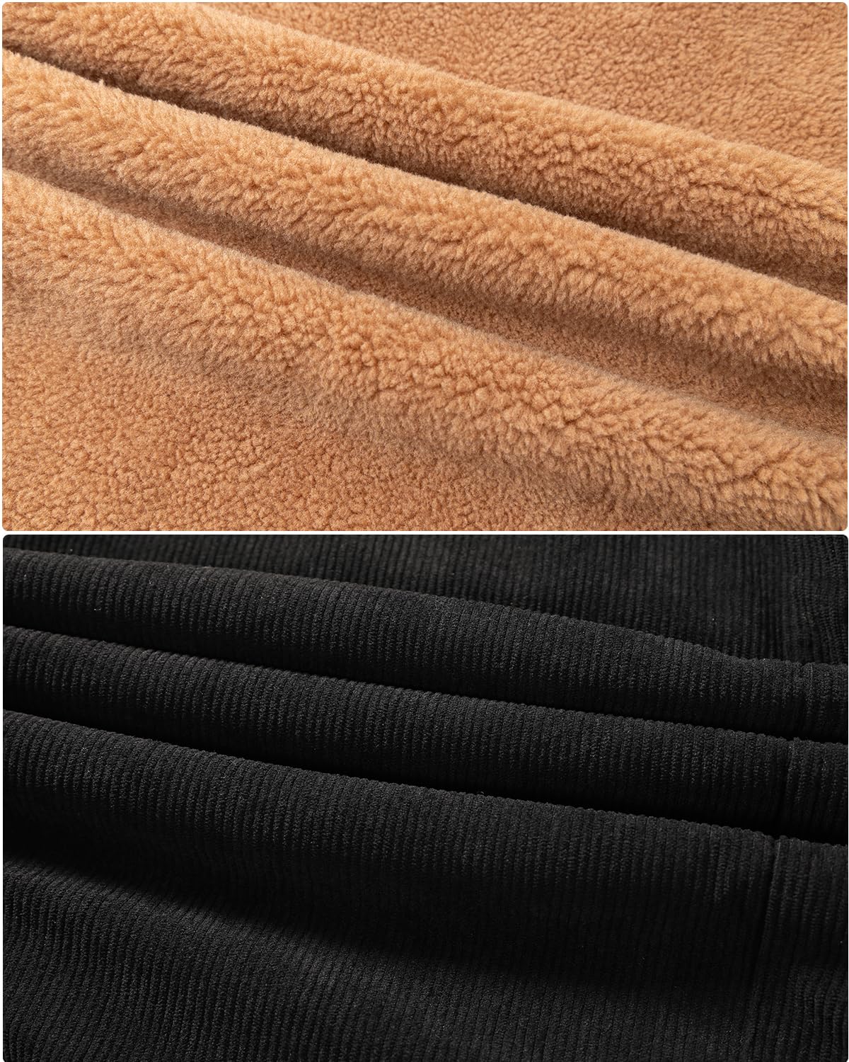Herren Winter Kord Weste Warme Fleeceweste Freizeit Steppweste Ärmellos Jacke Herrenwesten Winddicht Korduroy Winterweste