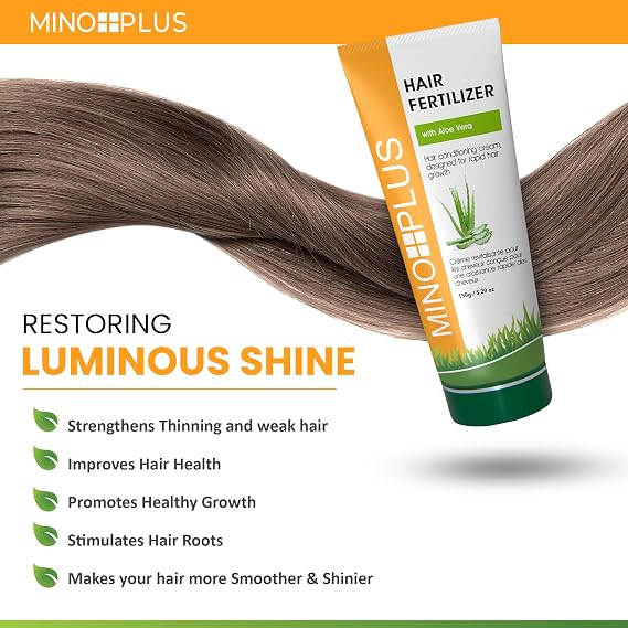 Organic Hair Fertilizer 150g - Formulated to Prevent Hair Loss, with Carrot Oil