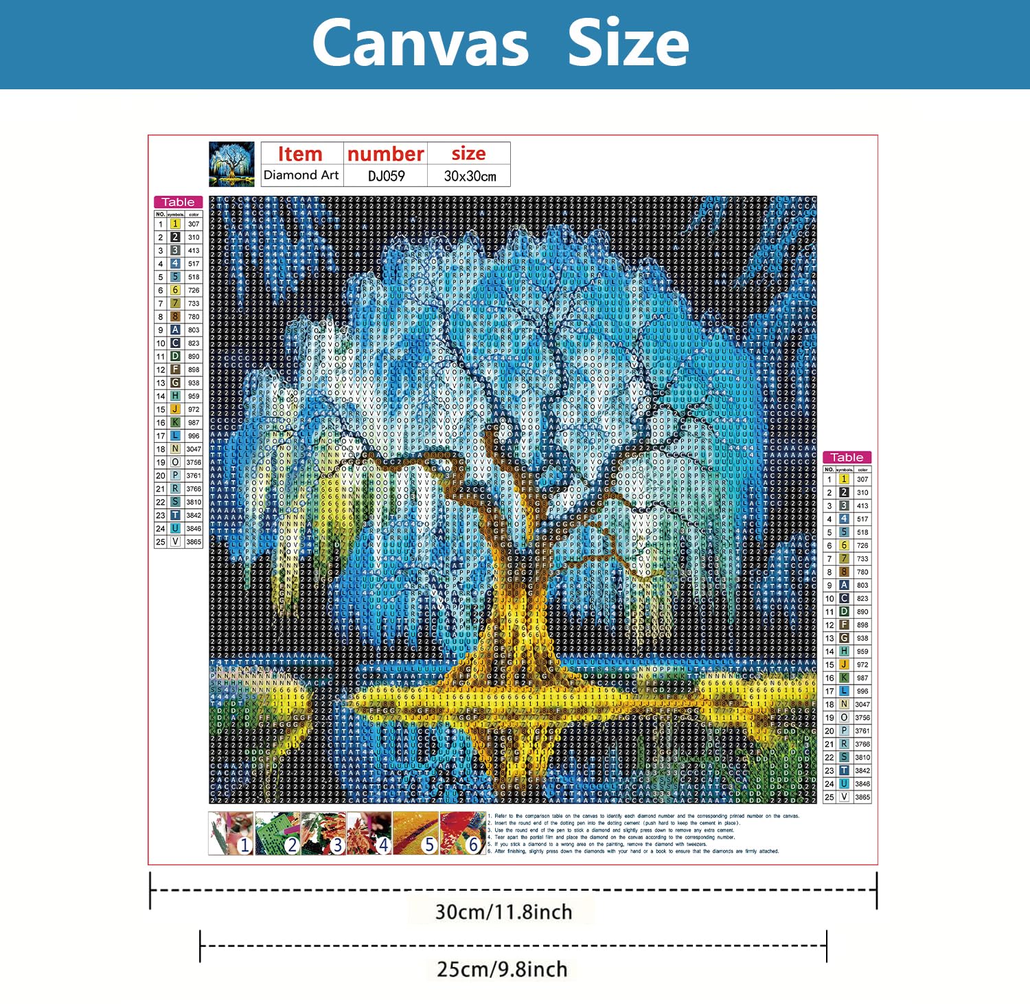 DPIDEA Diamond Painting voor volwassenen, beginners, huis diamond