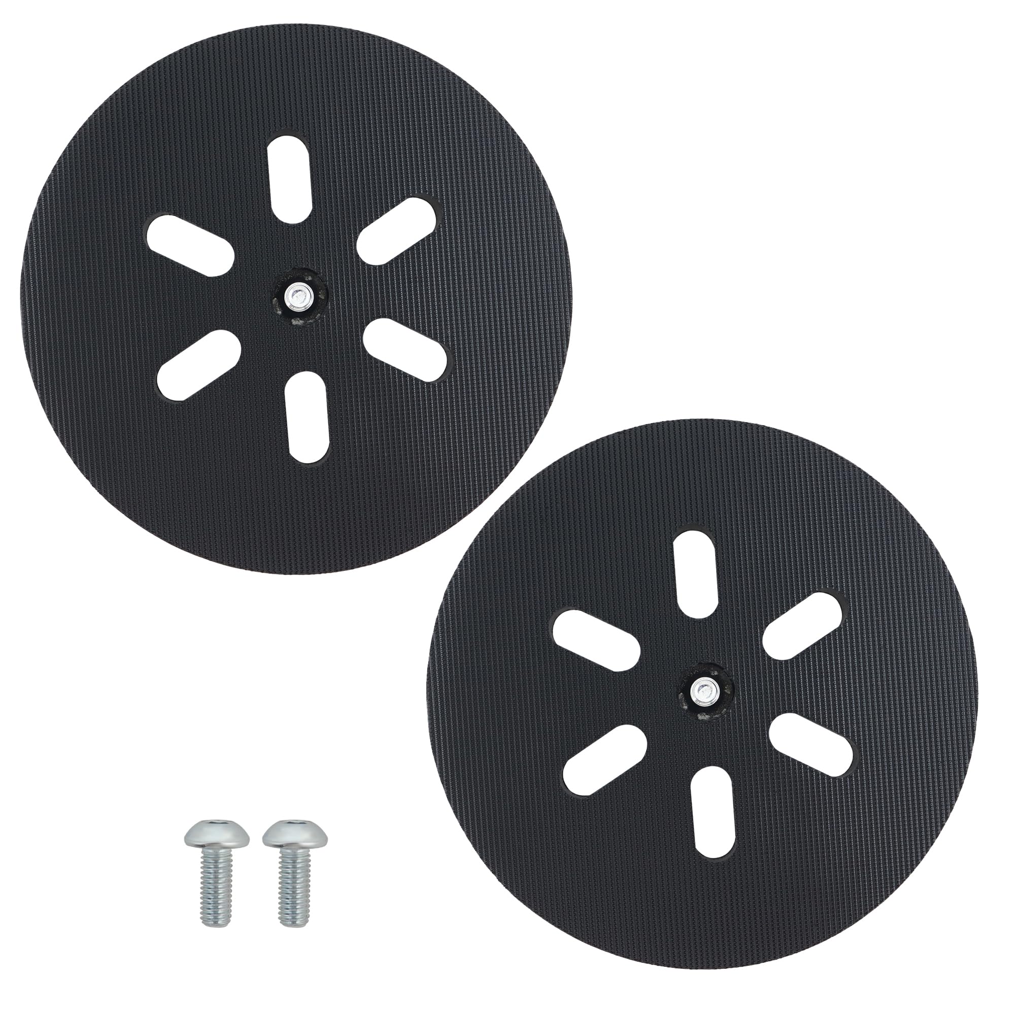 Sander Replacement Pad for Bosch ROS65VC 1250DEVS 3727DVS 3727DEVS, 2PCS 6 Inch Hook-and-loop Orbital Sander Backing Pad Compatible with Bosch RS6045 & RS6046