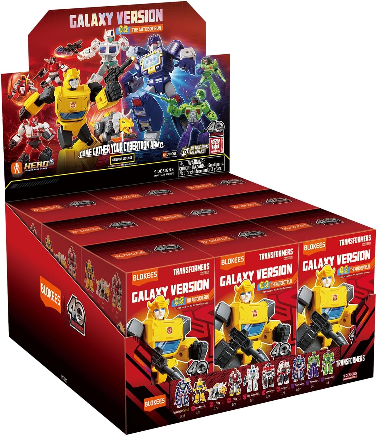 BLOKEES Transformers Galaxy Version 03 The Autobot Run