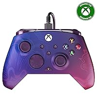 Vista 12 de Turtle Beach Rematch Advanced Wired Gaming Controller Licensed for Xbox Series X S, Xbox One, Windows PC - Glow, Remappable Buttons, Hair Triggers