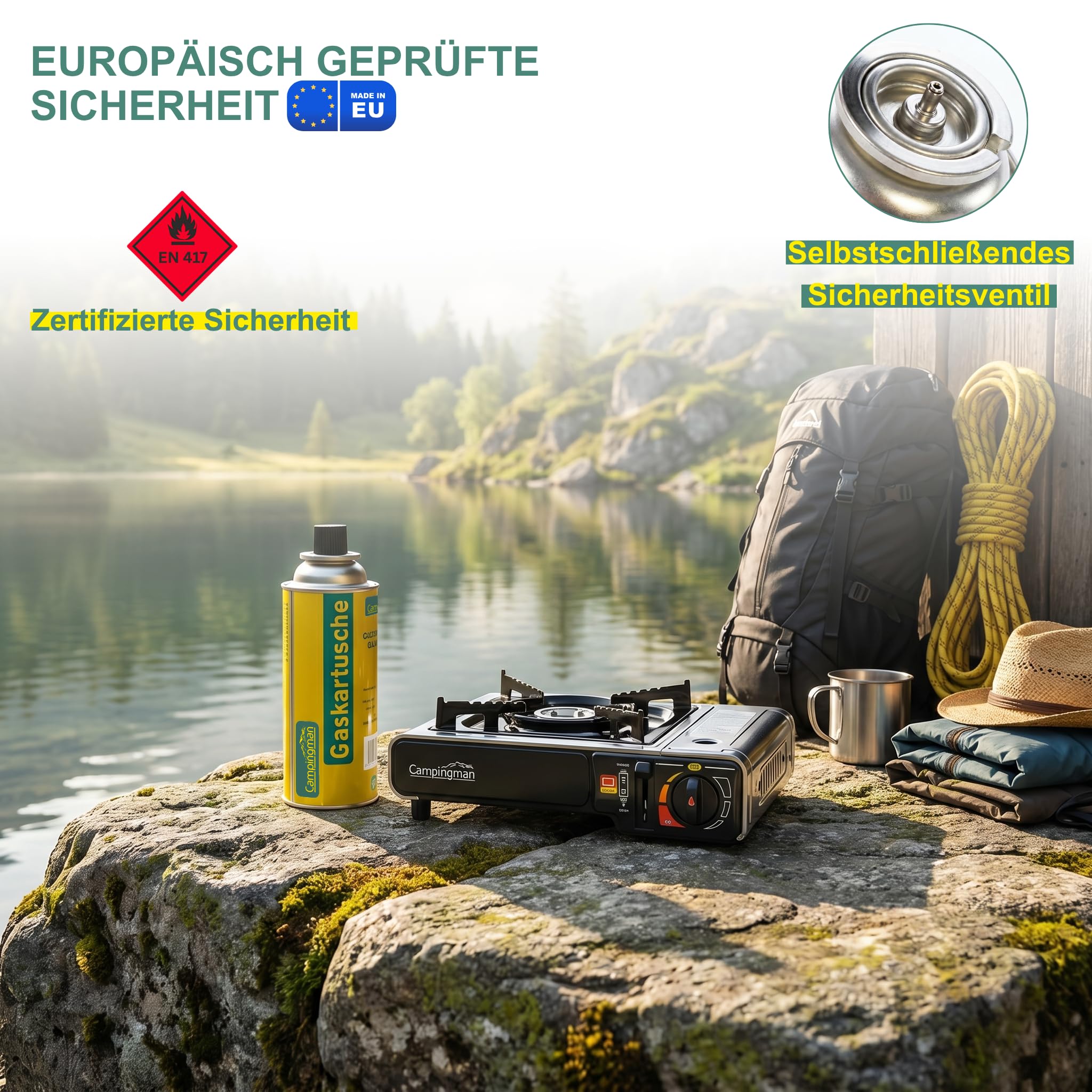 Campingman® Wkłady gazowe 227 g (8)