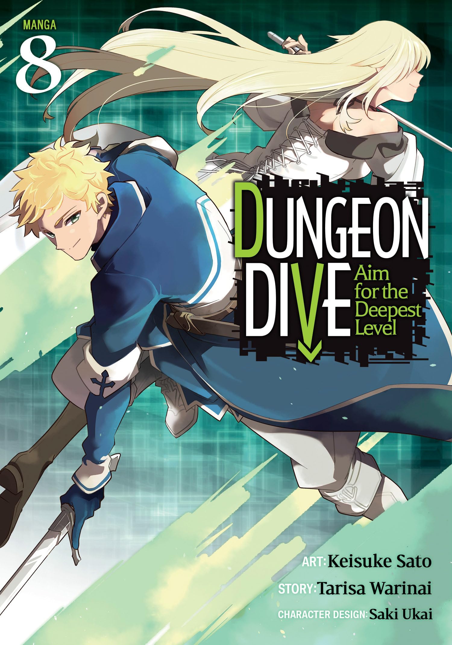 DUNGEON DIVE Aim for the Deepest Level Manga Vol. 8 by Tarisa Warinai PAPERBACK