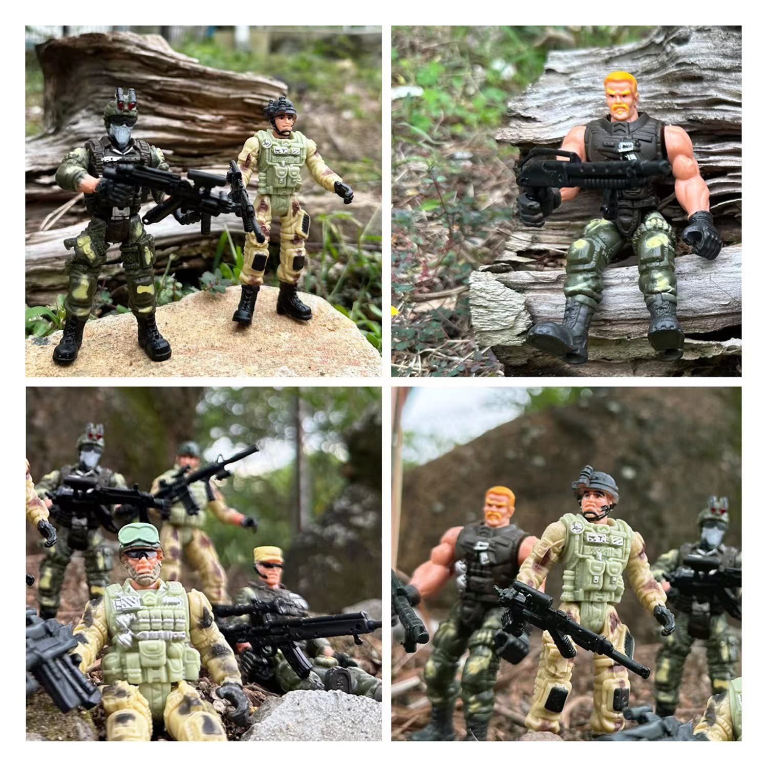 アーミーフィギュア　ミリタリー兵士 Amazon.co.jp: Wbzle ミリタリー 兵士 メンズ アクション