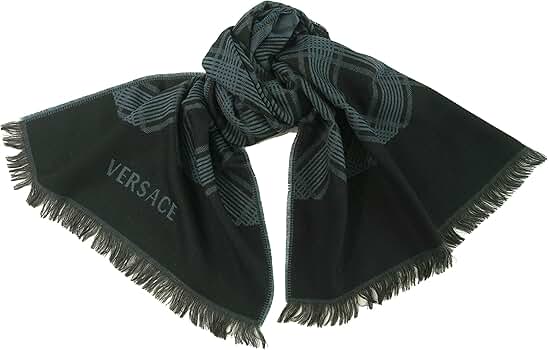 Amazon | [ヴェルサーチ] マフラー ウール メンズ ストール