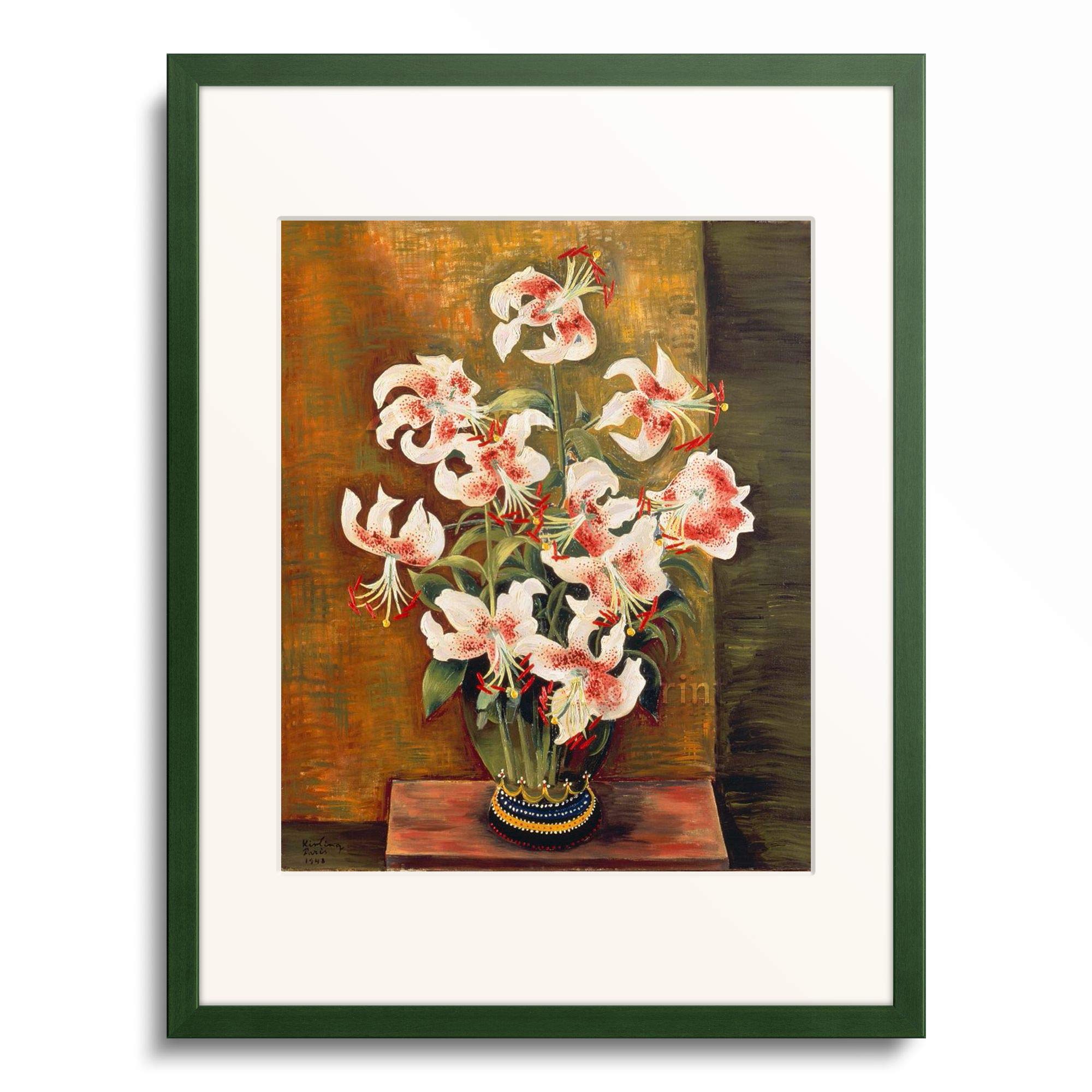 Amazon.co.jp: モイズ・キスリング Moïse Kisling 「Still life of