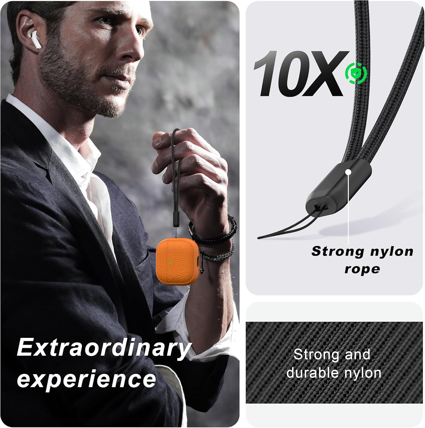 حافظة حماية من آر-فن لسماعات ايربودز 4 2024، جراب حماية أساسي ... - view 2