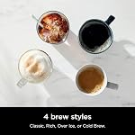 Ninja® Hot & Iced Coffee Maker with Cold Fast Brew, Single Serving to 10 Cups, Glass Carafe, No Pods Required, Classic/Rich/Ice Brew, Keep Warm Function and 24 Hour Brew Delay, CM360C